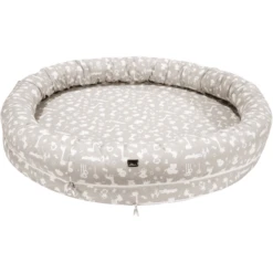 Alvi® Schlummer-Nestchen XL Zootiere Taupe