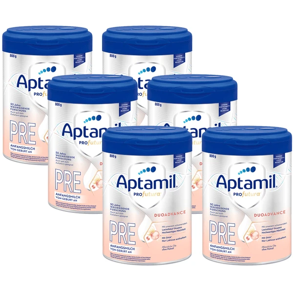 Aptamil Anfangsmilch Profutura Duo Advanced Pre 6x 800g Von Geburt An 3 Aptamil Anfangsmilch Profutura Duo Advanced Pre 6x 800g Von Geburt An