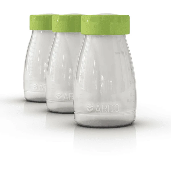 ARDO Muttermilchflaschenset 3 Stück 150 Ml In Weiß/grün 3 ARDO Muttermilchflaschenset 3 Stück 150 Ml In Weiß/grün