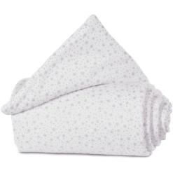 Babybay®Nestchen Maxi, Boxspring, Comfort Weiß Glitzersterne Rosa 157x24 Cm