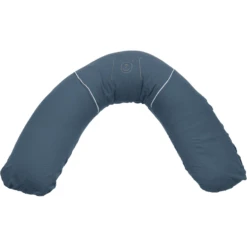 Be Be 's Collection Stillkissen Mit Musselin Bezug Dunkelblau