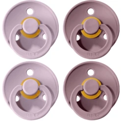 BIBS® Schnuller Colour Dusky Lilac / Heather 0-6 Monate, 4 Stk.