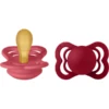 BIBS® Schnuller Supreme Latex Coral/Ruby 0-6 Monate, 2 Stk. -Babyartikel Geschäft bibs schnuller supreme latex coral ruby 0 6 monate 2 stk a345688