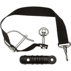 BURLEY Gummizapfen Für Eckige Deichseln Inklusive Riemen