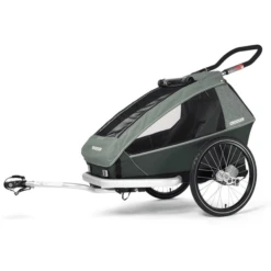 CROOZER Kinderfahrradanhänger Kid Vaaya 1 Jungle Green