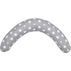 Fillikid Stillkissen Und Seitenlagerungskissen Sterne Grau 190 Cm
