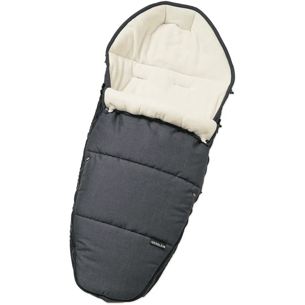 GESSLEIN Fußsack Sleepy, Marine Meliert 3 GESSLEIN Fußsack Sleepy, Marine Meliert