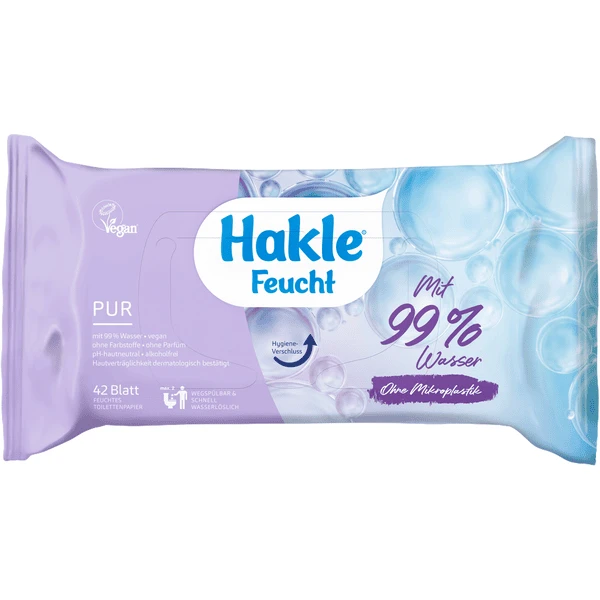 Hakle Feuchttücher PUR, 42 Blatt 3 Hakle Feuchttücher PUR, 42 Blatt