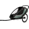 Hamax Kinderfahrradanhänger Cocoon Mit Verstellbarer Schlafposition Green/black -Babyartikel Geschäft hamax kinderfahrradanhaenger cocoon mit verstellbarer schlafposition green black a415125