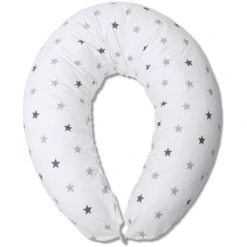 HOBEA-Germany Stillkissen Sternenmuster Weiß