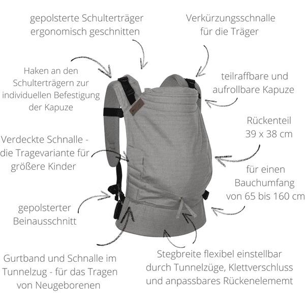 Hoppediz Babytrage Buckle Kreta 9 Hoppediz Babytrage Buckle Kreta – Bild 7