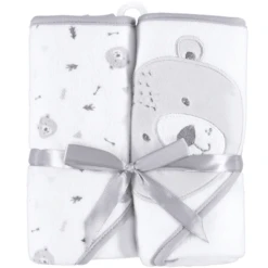 HÜTTE & CO Kapuzenbadetuch Bär 66 X 76 Cm