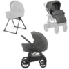Inglesina Kombikinderwagen Duo Aptica XT Charcoal Grey Gestell Black -Babyartikel Geschäft inglesina kombikinderwagen duo aptica xt charcoal grey gestell black a354068