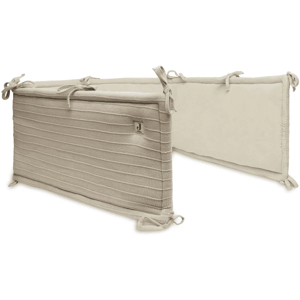 Jollein Bett-/Laufgitterumrandung 30x180cm Pure Knit Nougat 3 Jollein Bett-/Laufgitterumrandung 30x180cm Pure Knit Nougat