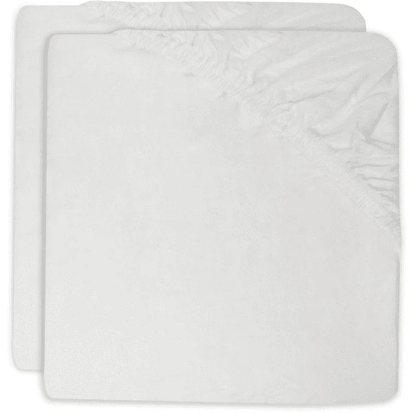 Jollein Spannbettlaken Wiege Jersey 40/50x80/90cm 2-er Pack Ivory 3 Jollein Spannbettlaken Wiege Jersey 40/50x80/90cm 2-er Pack Ivory