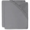 Jollein Spannbettlaken Wiege Jersey 40/50x80/90cm 2-er Pack Storm Grey -Babyartikel Geschäft jollein spannbettlaken wiege jersey 40 50x80 90cm 2 er pack storm grey a383758