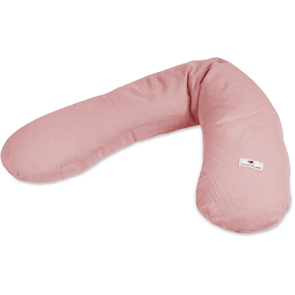 JULIUS ZÖLLNER Stillkissen Musselin Dusty Rose 3 JULIUS ZÖLLNER Stillkissen Musselin Dusty Rose