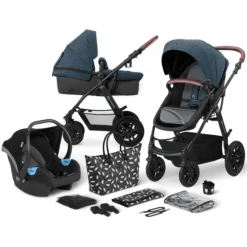 Kinderkraft Kombikinderwagen 3 In 1 XMOOV Denim