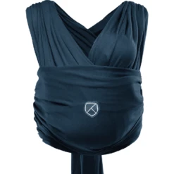 KOALA BABYCARE®Elastisches Sling Tragetuch Cuddle Wrap Stretchy - Dunkelblau