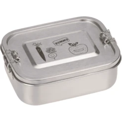 LÄSSIG Brotdose Aus Edelstahl, Solid Yummy