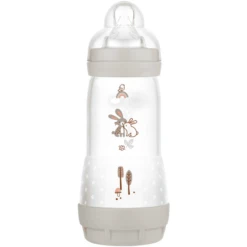 MAM Babyflasche Easy Start Anti-Colic, 320 Ml Ab 4+ Monate, Hase
