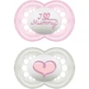 MAM Schnuller Original Rosa I Love Mummy 6+ Monate Silikon -Babyartikel Geschäft mam schnuller original rosa i love mummy 6 monate silikon a074071