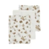 Meyco Musselin Waschhandschuhe 3er Pack Stains Neutral -Babyartikel Geschäft meyco musselin waschhandschuhe 3er pack stains neutral a379501
