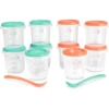 Miniland Aufbewahrungsbehälter Set 10 Hermisized Grün/orange 250 Ml -Babyartikel Geschäft miniland aufbewahrungsbehaelter set 10 hermisized gruen orange 250 ml a295323