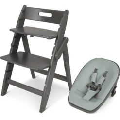 Moji Hochstuhl Yippy Inklusive Neugeborenenaufsatz Cloud Mint