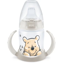 NUK Trinklernflasche First Choice Disney Winnie Puuh 150 Ml, Beige
