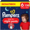 Pampers® Pampers Baby-Dry Pants Night, Gr. 6, 15kg+, Monatsbox (1 X 138 Pants)