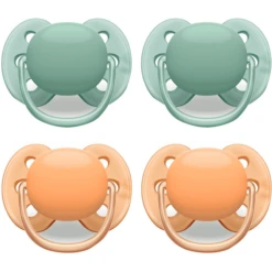 Philips Avent Schnuller Ultra Soft SCF091/03 Neutral 0 - 6 Monate 4 Stück