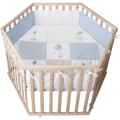 Roba Laufgitter 'Cosiplay' 6-eckig Vintage Bear Natur