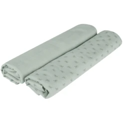 Roba Puck- Und Stilltuch 2er Set Lil Planet Grün 120 X 120 Cm