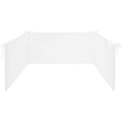 SONNE Nestchen Uni 26x180cm Weiss