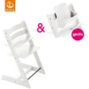 STOKKE® Tripp Trapp® Hochstuhl Buche Weiß + Gratis Baby Set Weiß -Babyartikel Geschäft stokke tripp trapp hochstuhl buche weiss gratis baby set weiss a332355