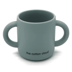 The Cotton Cloud Trinklernbecher Aus Silikon Jade
