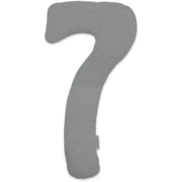 THERALINE Bezug Für My7 Seitenschläferkissen Melange Mittelgrau Bamboo-Kollektion 3 THERALINE Bezug Für My7 Seitenschläferkissen Melange Mittelgrau Bamboo-Kollektion