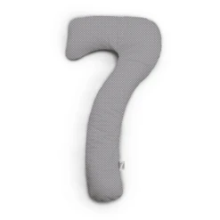 THERALINE My7 Seitenschläferkissen Jersey Punkte Grau