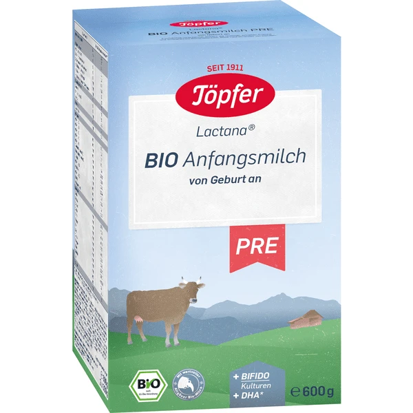 Töpfer Bio Anfangsmilch Pre Lactana 600 G Ab Der Geburt 3 Töpfer Bio Anfangsmilch Pre Lactana 600 G Ab Der Geburt