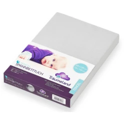 Träumeland Spannbetttuch Tencel Hellgrau 70 X 140 Cm