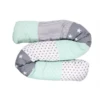 Ullenboom Baby-Bettschlange Mint Grau 160 Cm -Babyartikel Geschäft ullenboom baby bettschlange mint grau 160 cm a267364
