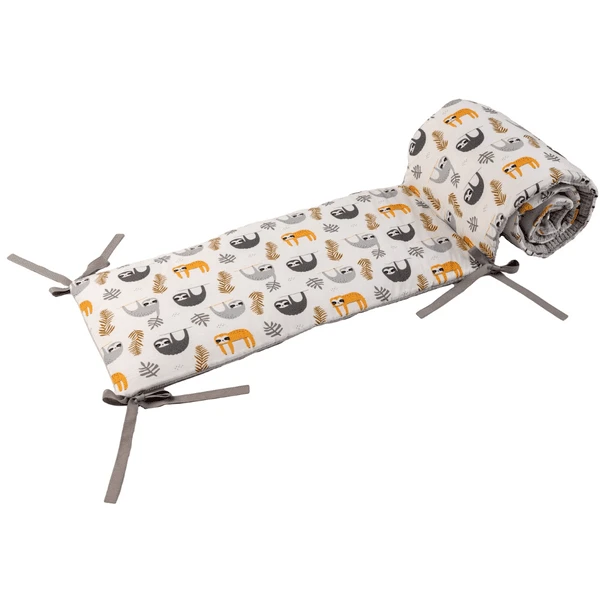 Ullenboom Nestchen Für Babybett Grau Faultier 210 X 30 Cm 3 Ullenboom Nestchen Für Babybett Grau Faultier 210 X 30 Cm