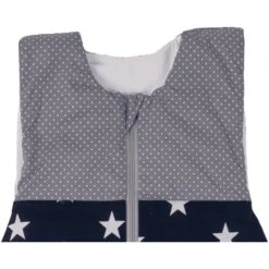 ULLENBOOM Sommer-Schlafsack Mit Füßen Blau Hellblau Grau -Babyartikel Geschäft ullenboom sommer schlafsack mit fuessen blau hellblau grau a378469 1