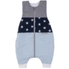 ULLENBOOM Sommer-Schlafsack Mit Füßen Blau Hellblau Grau -Babyartikel Geschäft ullenboom sommer schlafsack mit fuessen blau hellblau grau a378469